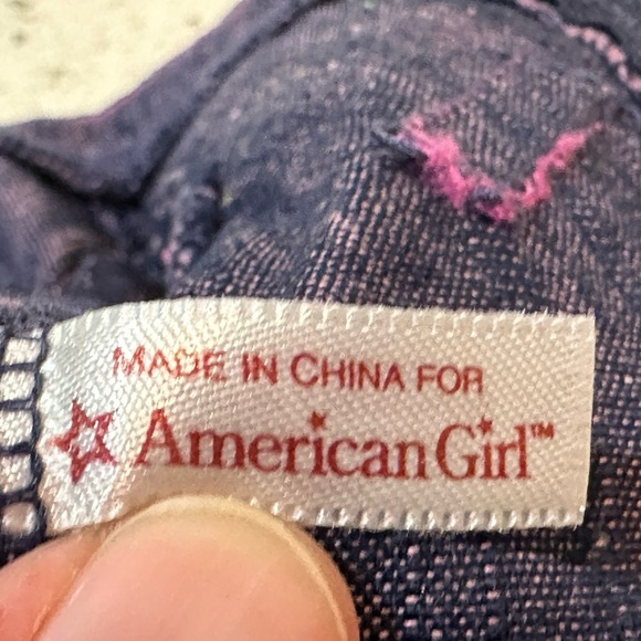 American Girl Doll 18” Back 2 School Outfit with Book Bag and Denim Jacket - Picture 15 of 16